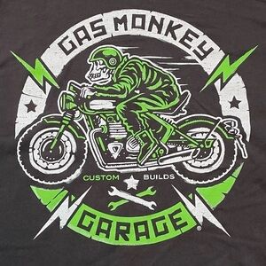 Gas Monkey garage graphic long sleeve t shirt 2XL